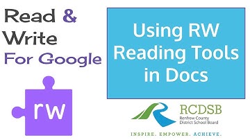 Using Read&Write Reading Tools in Google Docs