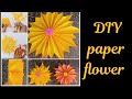 Paper flower making  flower making  diy  origami flower  paper flowers craft  easy at home