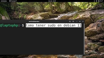 Obtener comando sudo en debian 11 como usuario normal (por defecto no lo tiene)