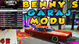 Kolay Kurulum Benny's Garaj Modu GTA V | Efsane Modifiye | 4K | 2021