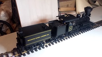 First test Bachmann Shay ESU Loksound - Moving bell & fireman
