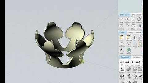 MoI 3D, Moment of  Inspiration Tutorial, Crown