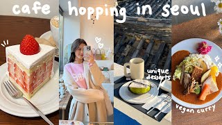 cafe hopping in seoul 🇰🇷 aesthetic desserts, hanok cafes, michelin guide kalguksu, local shops screenshot 5