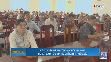 Lấy ý kiến về phương án bồi thường Dự án cao tốc TP. Hồ Chí Minh - Mộc Bài | TayNinhTV