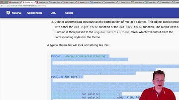 The Advanced Photo Sharing App | S1p22 | Custom theme in Angular Material