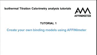 WIDEN-ITC 2014 - Eva Muñoz - AFFINImeter Tutorial 1/3
