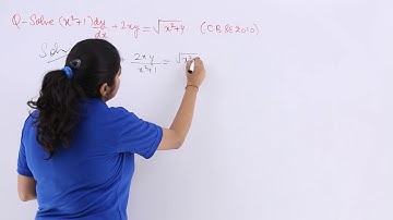 Class 12th – Linear Differential Equations Form 1 Problem Example-4 | Tutorials Point