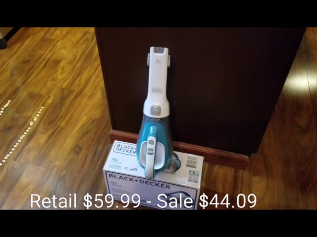 Unboxing and Testing Review of BLACK + DECKER 16 volt Lithium Cordless Dust  Buster Hand Vac 