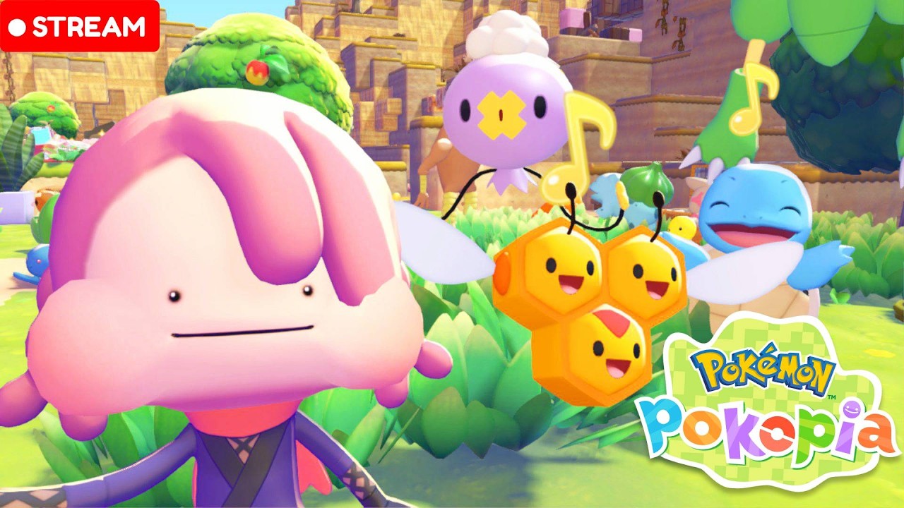 Seguimos jugando POKOPIA 🌱 ¡me está encantando!