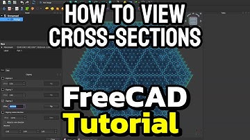 How to View Cross Sections of 3D Models in Freecad 1.0.2 | One Minute Tutorial