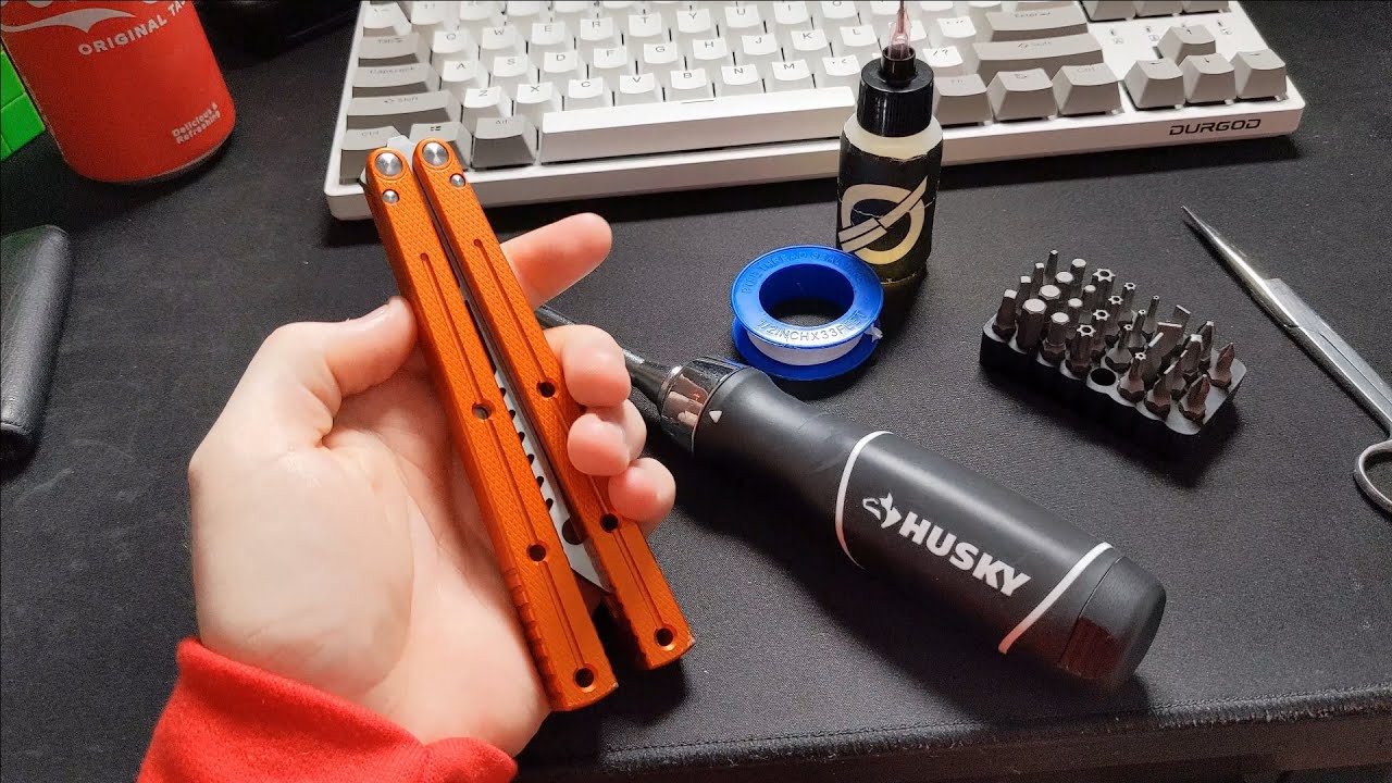 How To Thread Lock A Balisong Without Loctite YouTube
