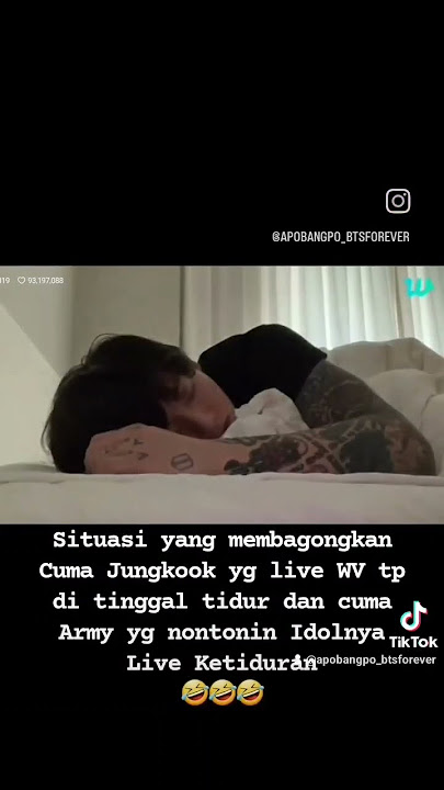 Staff Matikan Live Jungkook ketika udah tidur Pulas🤣🤣 #btsshorts #btsarmy #jeonjungkook #babykookie