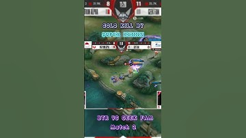 BTR VS GEEK FAM GAME 2. SOLO KILL BY SUPER KENN. #mplids12 #mlbb #bestplayer