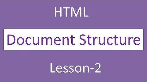 html_02 Html document structure |  html tutorials for beginners | class 10 html |