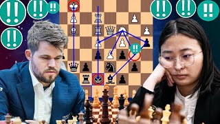 Boss chess Game : 02 | Magnus Carlsen vs Ju wenjun women chess Grandmaster |