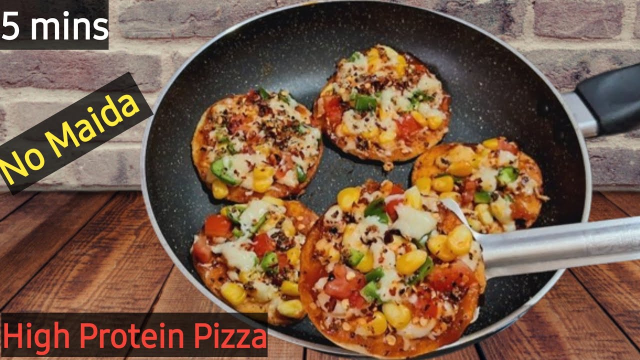 5 Minutes High Protein Pizza Recipe | Tiffin Recipes | Healthy Kids Lunch Box Ideas | Pizza Recipe |