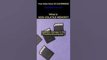 What Is NON-VOLATILE MEMORY? #shorts #computerknowledge