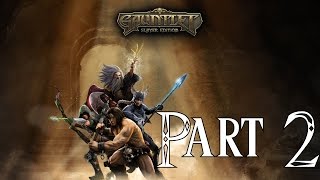 Gauntlet: Slayer Edition Gameplay Walkthrough Part 2 - Catacombs (1080P HD PS4)