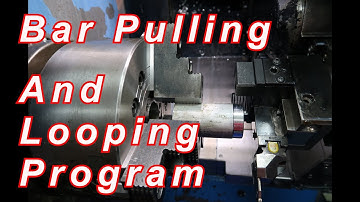 Mazatrol Lathe Cut Off and Bar Pulling Mazak