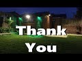 10,000 Thank you’s - 12v Solar Shed