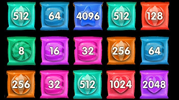 SHOOT & MERGE  2048  Walkthrough Gameplay#gameparkarea #2048game #shootinggames