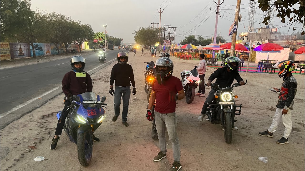 Kharab Raste Sunday Ride 🥰 || Dost ki bike kharab ho gyi Raste me || Morning Ride 🌄🌄 ...
