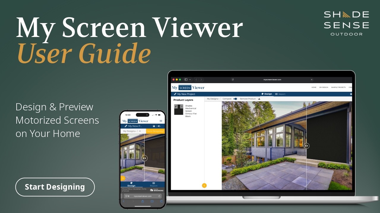 How to Use My Screen Viewer | Visualize Your Motorized Screen - YouTube