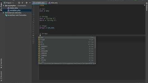 Variables Types | PHP 7