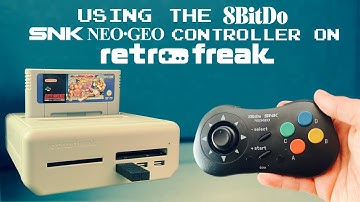 Using The 8bitdo SNK Neo Geo Controller On Retro Freak