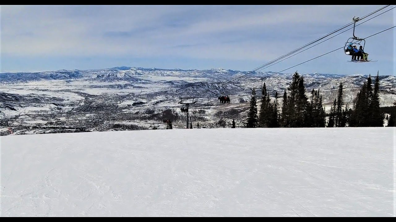 Steamboat Storm Peak North to Four Points Lodge - YouTube