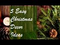 🌟5 EASY CHRISTMAS DECOR IDEAS ✨CHRISTMAS CRAFTS ⭐Crafts and Recycling