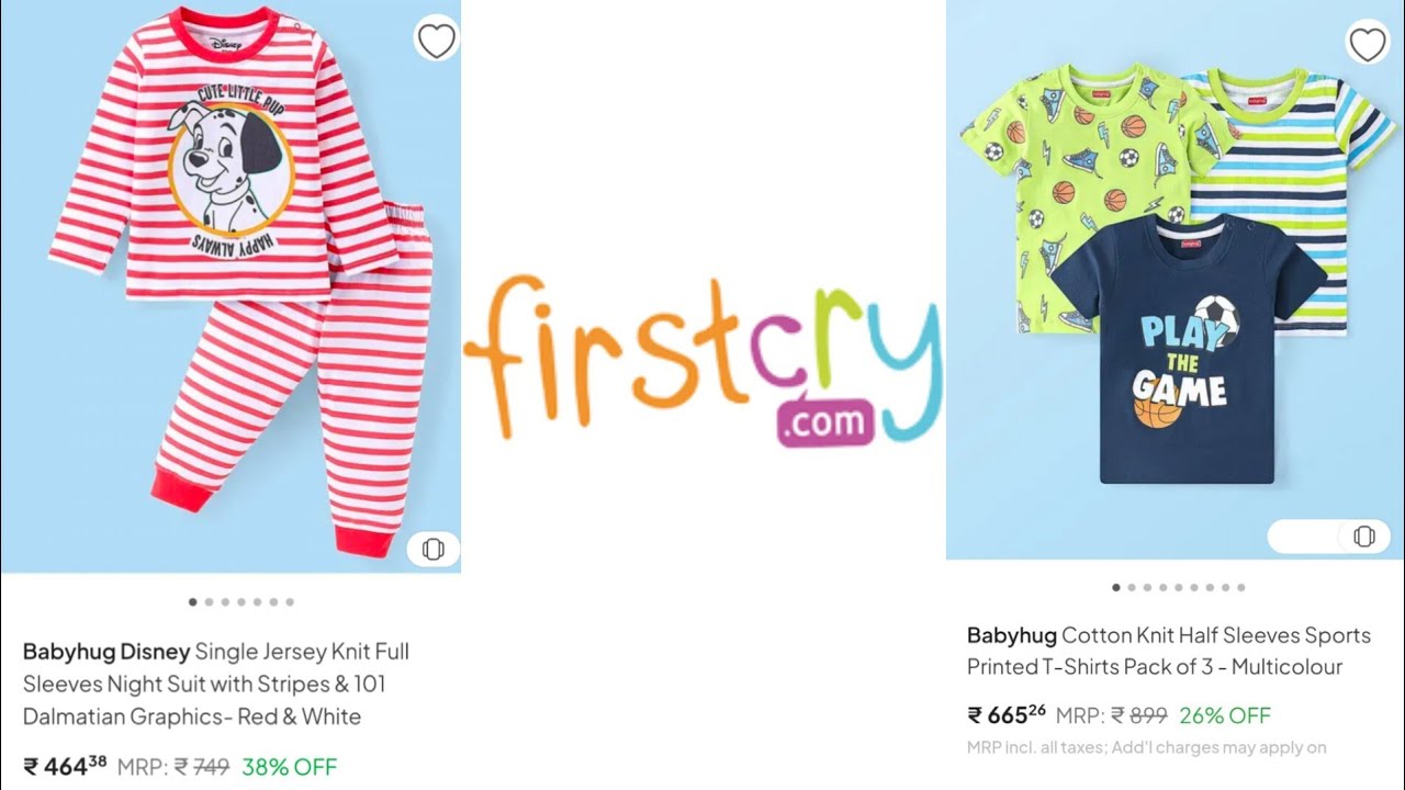 Firstcry haul😽😽babyhug kids wear👦🏻