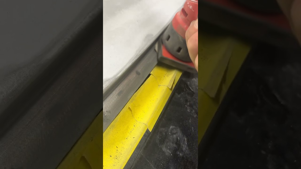 Milwaukee M12 Detail Sander Strips Truck Roof