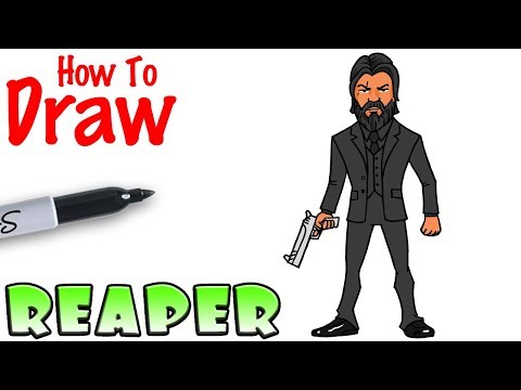 How To Draw The Reaper Fortnite Youtube