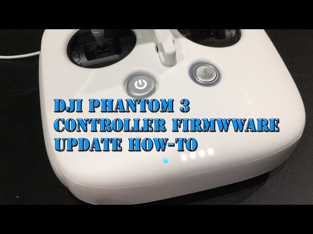 DJI Phantom Controller Update Tutorial - YouTube