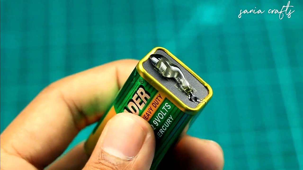 WOW! Creative Idea With 9 Volt Battery & DC Motor | Simple DIY Project ...