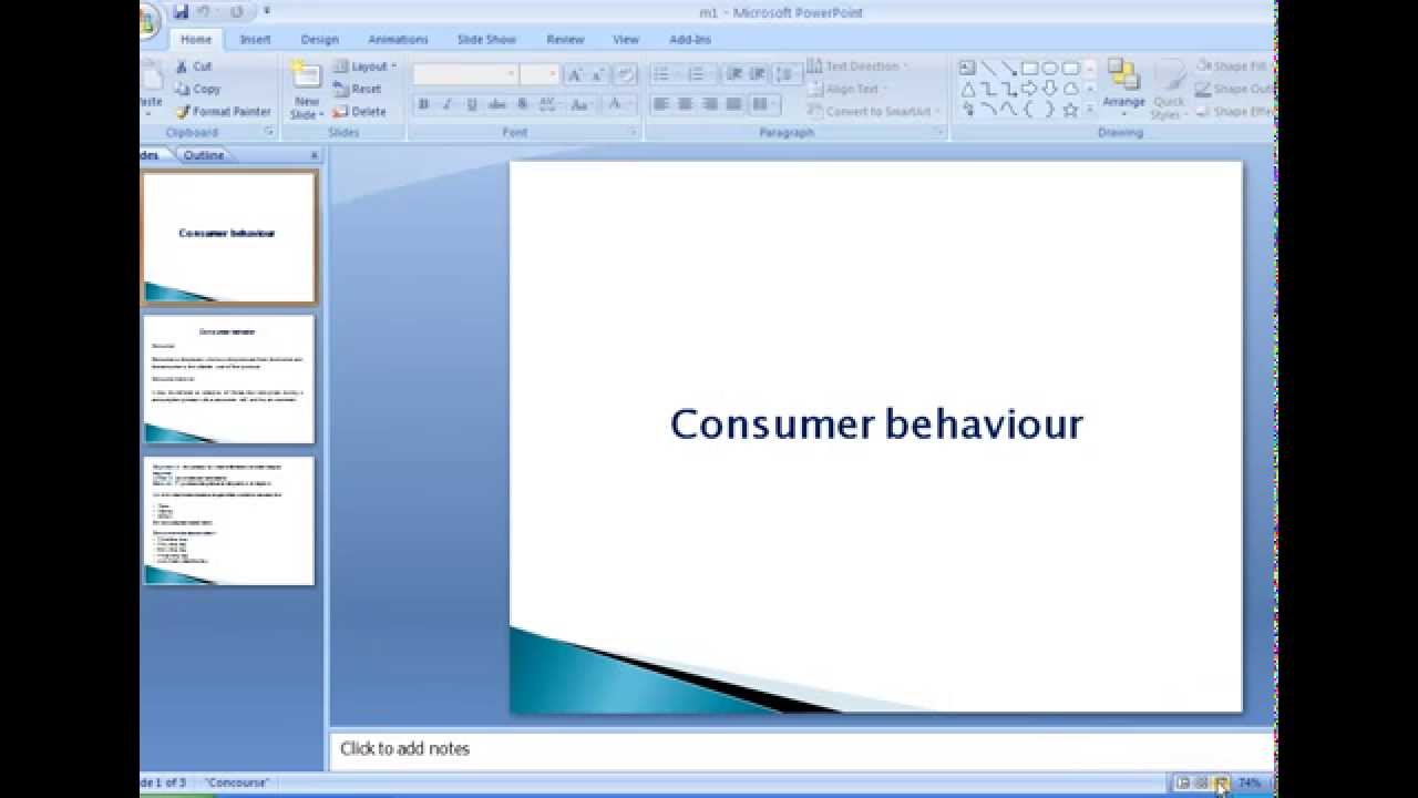 Consumer behaviour models ppt download free