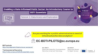 BDTI Essentials Session 1: Data access and exploration