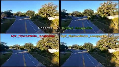 Making Gyroflow adjustments on the Mobula 8. 