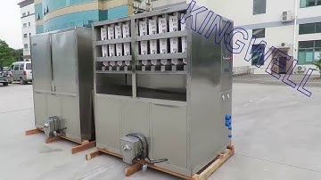 2 sets of 2tons per day Cube Ice Machine