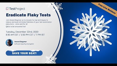 [Webinar Recording] Eradicate Flaky Tests