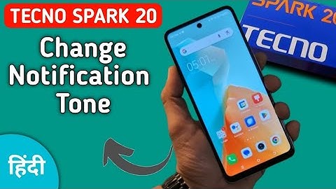 Tecno Spark 20 notification tone kaise change kare, how to set another notification tone in tecno, c