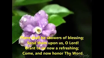 Showers of blessing Christian devotional song with lyrics