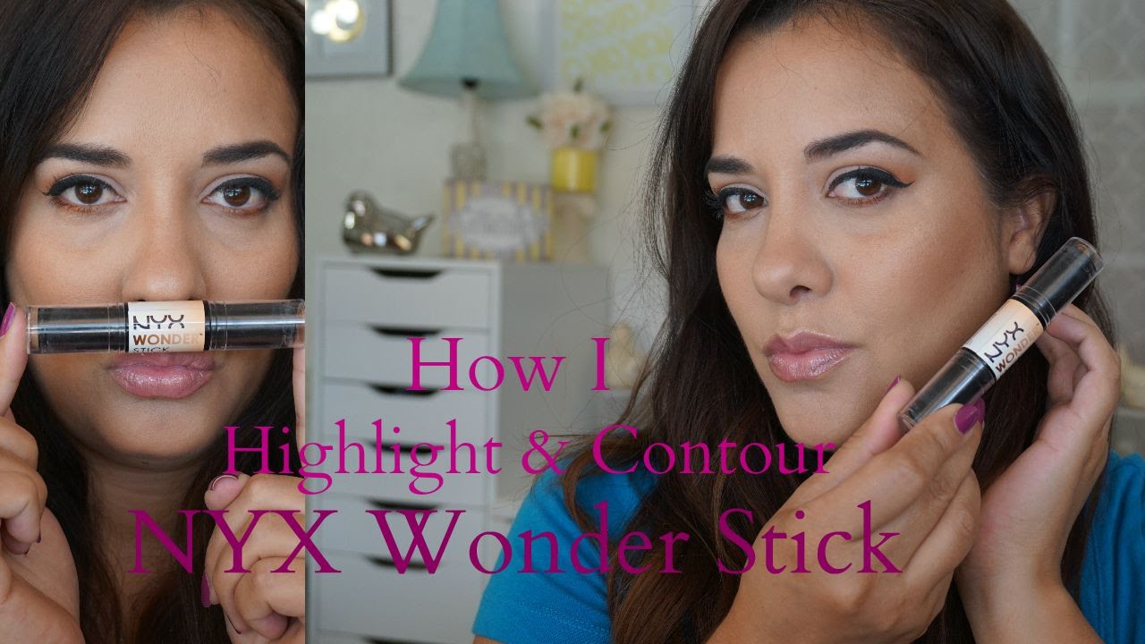 How I Highlight Contour NYX Wonder Stick Makeup Tutorial YouTube