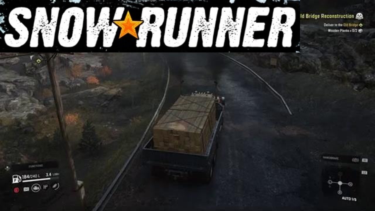 Unload cargo mission SnowRunner YouTube