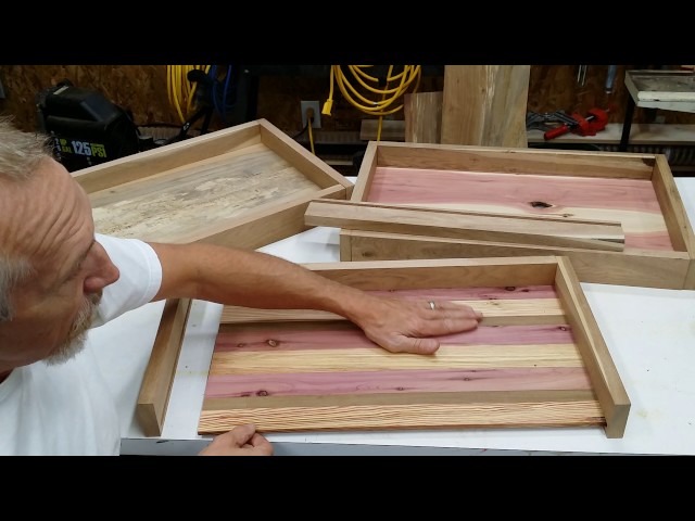 How to build a Serving Tray! DIY ~ Great gift idea. 