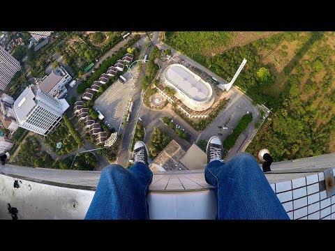 กระโดดหอคอยพัทยาปาร์ค - Tower Jump - Pattaya Park Tower
