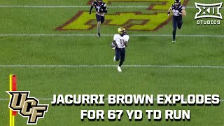 Celebrity Jacurri Brown Wreaks Havoc on a 67-Yard Touchdown Run Wealth