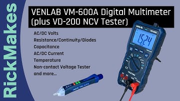 VENLAB VM-600A Digital Multimeter (plus VD-200 NCV Tester)