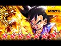 (Dragon Ball Legends) ZENKAI 7, 1400%, 14 STAR RED GT GOKU! THE ULTIMATE ONE-SHOT MASTER!